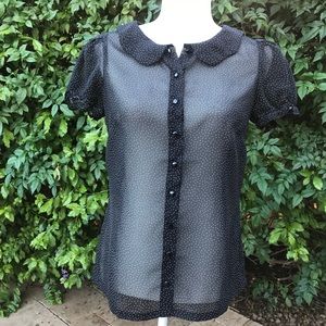 Tatyana Polka Dot Blouse